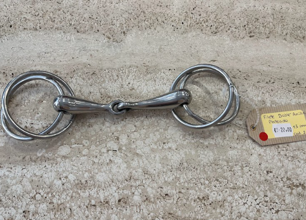 FILETE DOBLE ANILLA PLATEADO 13 CM